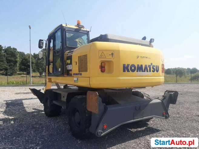 Komatsu PW180 7 EW0 Koparka Kołowa 100% oryginał 19t