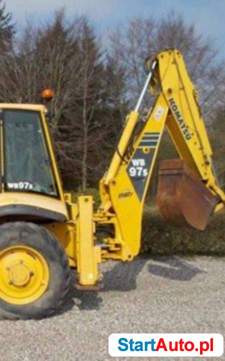 KOMATSU WB 97S KOPARKO LADOWARKA DUZE KÓŁKA