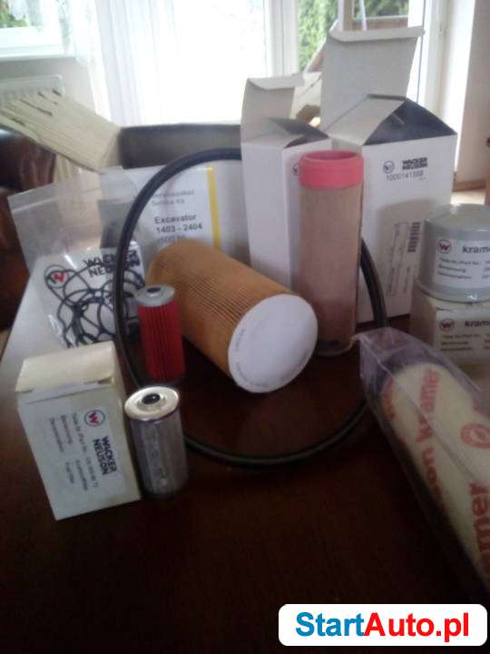 Komplet filtrów do minikoparki wacker neuson