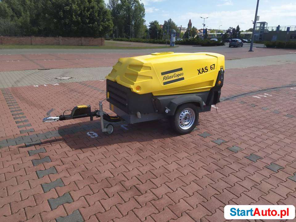 Kompresor sprężarka śrubowa Atlas Copco XAS 67 3,8 m3 2013r