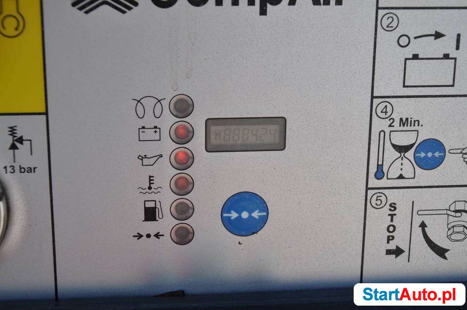 KOMPRESOR ŚRUBOWY COMPAIR C35-10 C35 DLT0407 MAŁY PRZEBIEG S