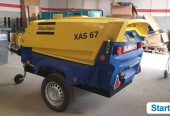 Kompresor śrubowy powietrza Atlas Copco XAS 67 3,8m3 2013