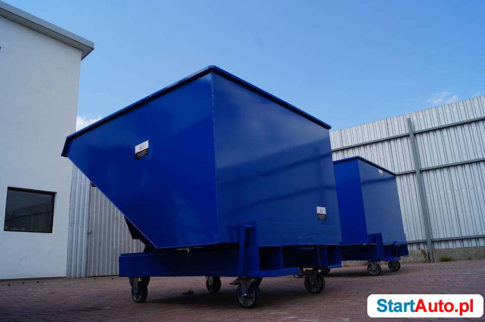 Kontener stalowy na produkty, surowce, odpady, TK poj. 1500L