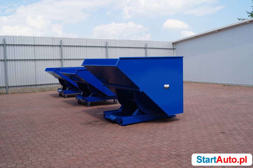 Kontener stalowy na produkty, surowce, odpady, TK poj. 1500L