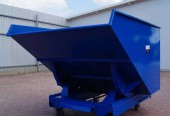 Kontener stalowy na produkty, surowce, odpady, TK poj. 1500L