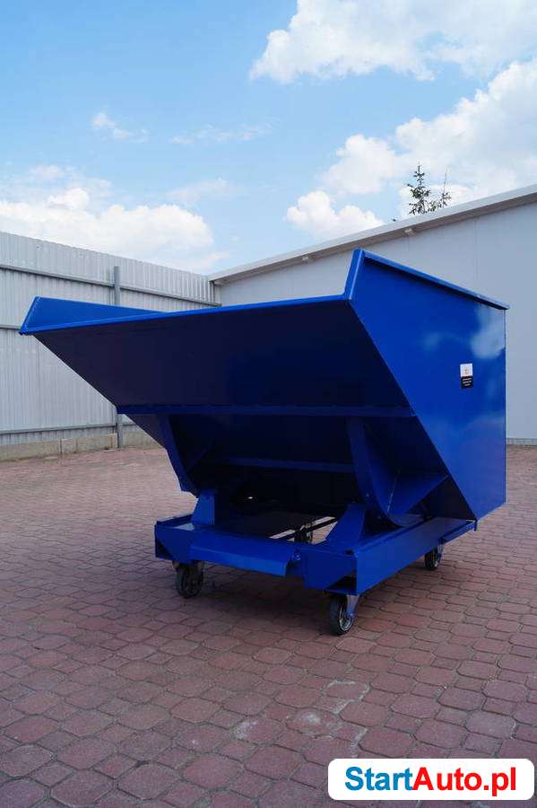 Kontener stalowy na produkty, surowce, odpady, TK poj. 1500L