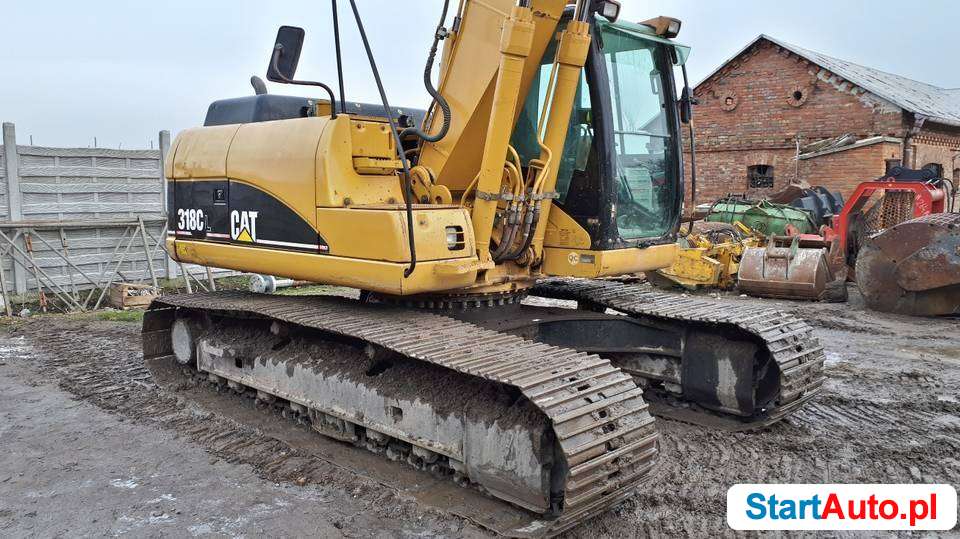 Koparka Caterpillar CAT 318CL hydraulika do młota