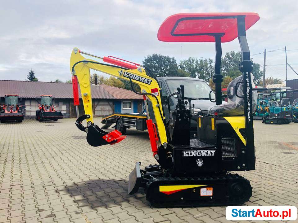 Koparka CX10 Neon mini koparka 1 tona mała zwinna 3 łyżki tr