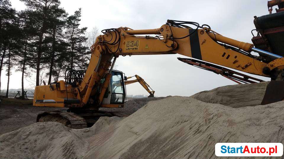 Koparka gąsienicowa Liebherr 934 – rok 2000