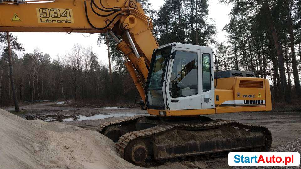 Koparka gąsienicowa Liebherr 934 – rok 2000