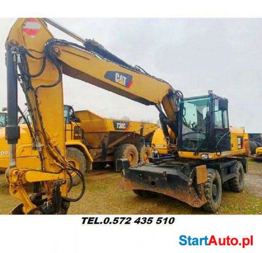 Bez vatu KOPARKA KOLOWA Caterpillar M318 D