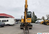 Koparka kołowa JCB JS160W High Cab 2010 r podniesiona kabina