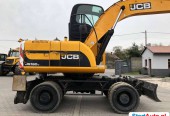 Koparka kołowa JCB JS160W High Cab 2010 r podniesiona kabina