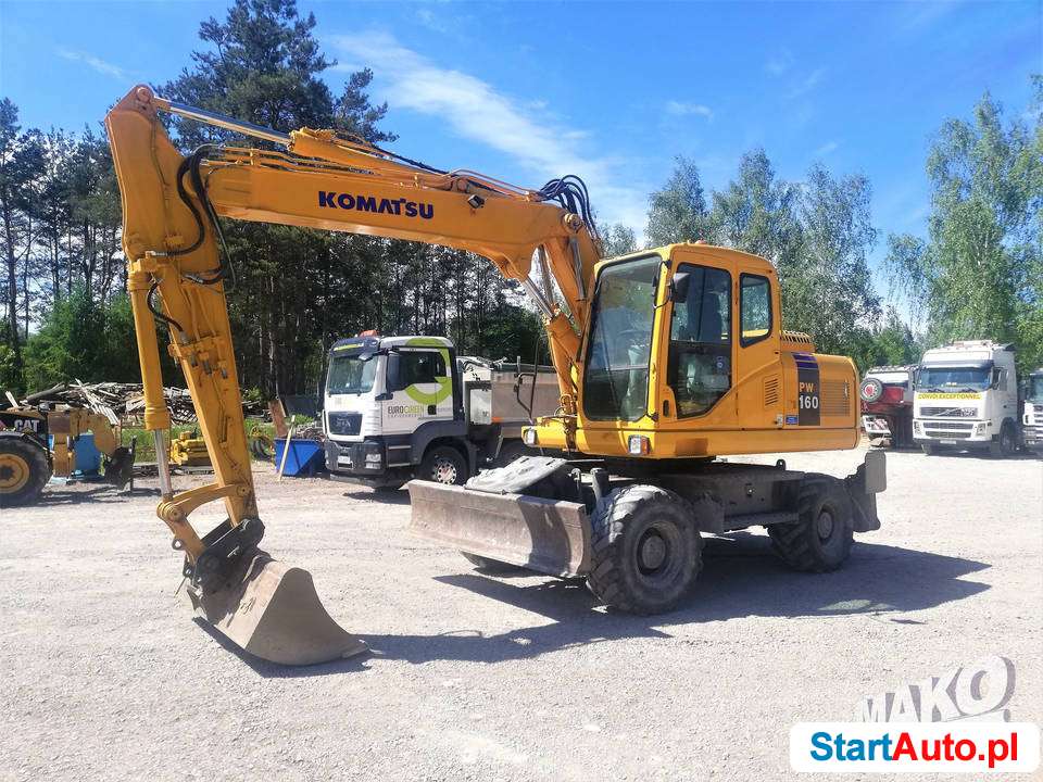 Koparka kołowa KOMATSU PW160 15t 2008r – gotowa do pracy