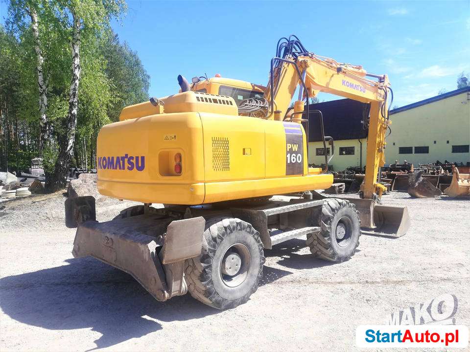 Koparka kołowa KOMATSU PW160 15t 2008r – gotowa do pracy