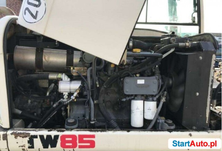 Koparka kolowa samojezdna Terex TW 85 8,6 t 2 łopaty