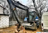 Koparka kołowa Volvo EW160 5 łyżek szybkozłącze pług podpory