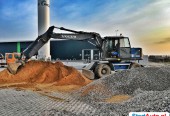 Koparka kołowa Volvo EW160 5 łyżek szybkozłącze pług podpory