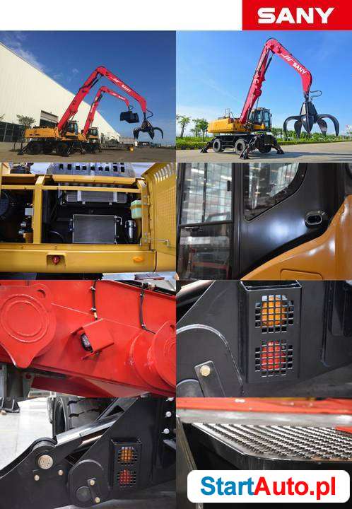 Koparka przeładunkowa do złomu SANY