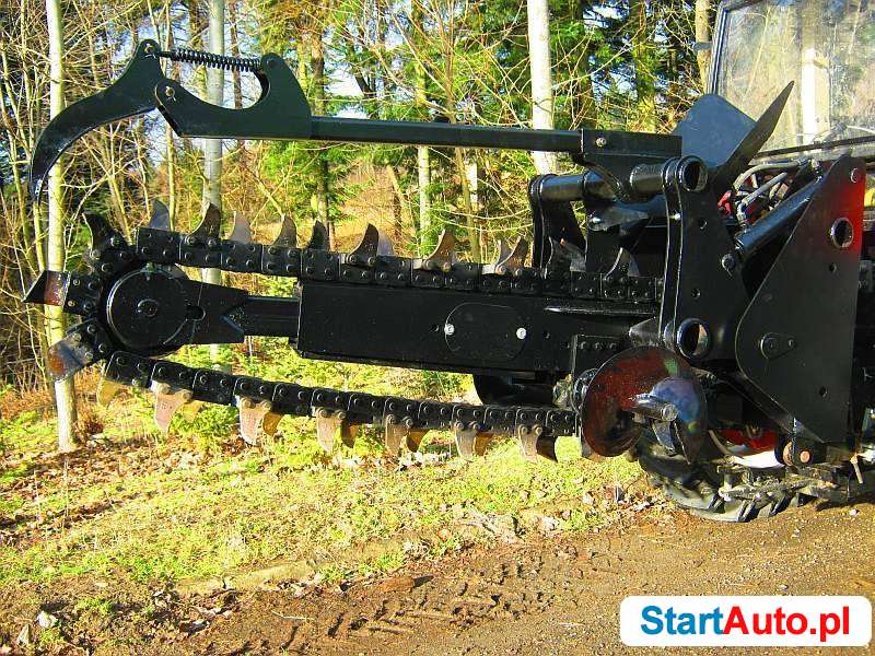 KOPARKI ŁAŃCUCHOWE NAPĘDZANE Z CIĄGNIKA (ZAWIESZANE NA TUZ)