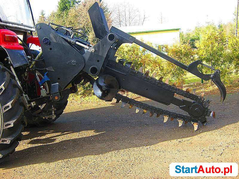 KOPARKI ŁAŃCUCHOWE NAPĘDZANE Z CIĄGNIKA (ZAWIESZANE NA TUZ)