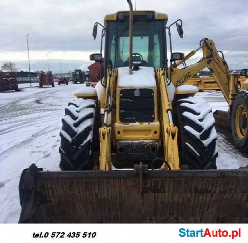 koparko ladowarka. 4×4 duze kola NewHoland LB