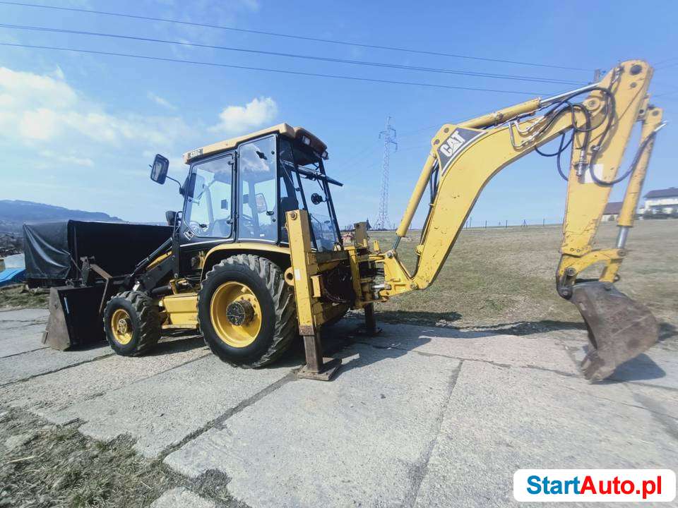 KOPARKO ŁADOWARKA CAT 428C, 438C