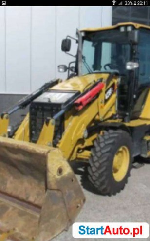 Koparko ladowarka kolowa Caterpillar 428F rok 2018