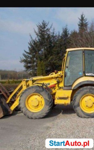 Koparko ladowarka na rownych kolach Komatsu WB