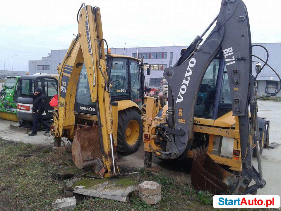 Koparko ładowarka+Wywrotka Koparka, Pyrzowice, Zendek, ossy