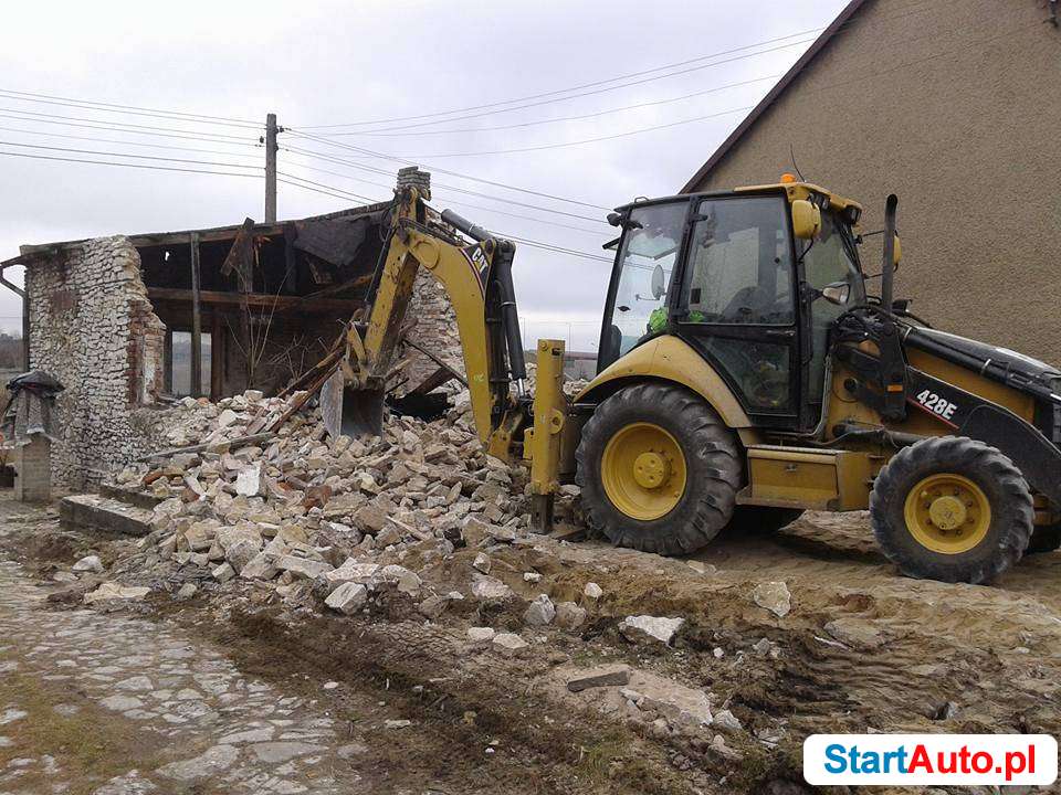 Koparko ładowarka+Wywrotka Koparka, Pyrzowice, Zendek, ossy