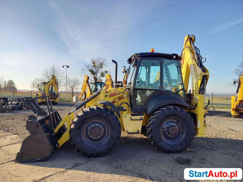 Koparko-ładowarka New Holland B115B CASE 695 JCB 4CX CAT434