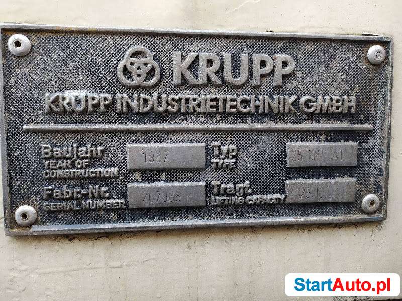 Dźwig Krupp 25 t