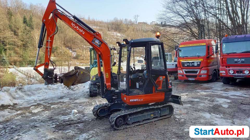 Kubota KX 101-3 4 minikoparka mini koparka gąsienicowa 3,5t