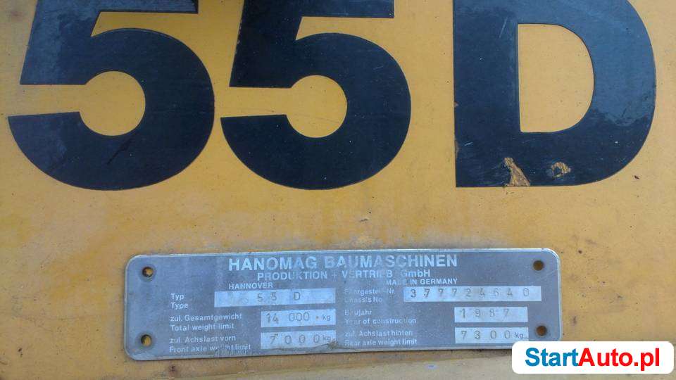 ładowarka hanomag d55 raty,zamiana,dowóz