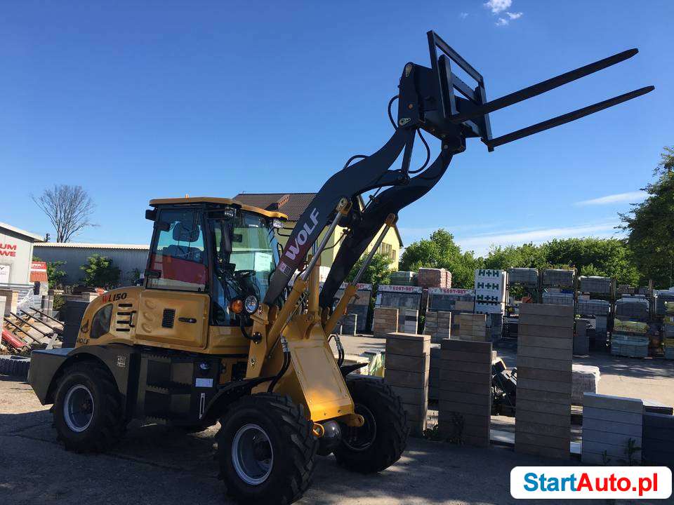 Ładowarka kołowa Wolf Wl150,4X4 ,ŁYŻKA,WIDŁY DO PALET