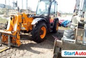 Ładowarka teleskopowa WYNAJEM JCB 550-80 2012r Okazja USLUGI
