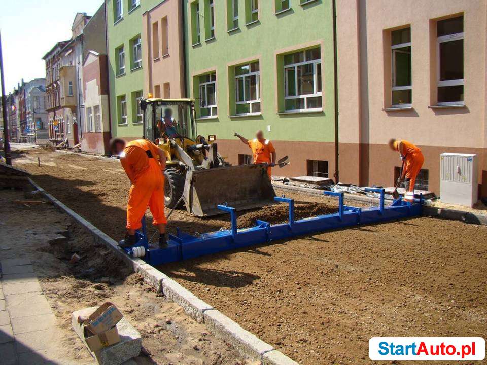 Listwa drogowa zagarniająca brukarska MIMAL DLD