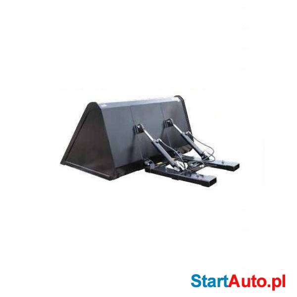 Łyżka 0,49m3 na widły wózka widłowego 2 cylindry