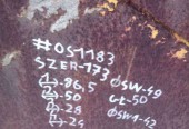 Łyżka 173 86,5 49 KRAMER 212 312 412 512 220 320 420