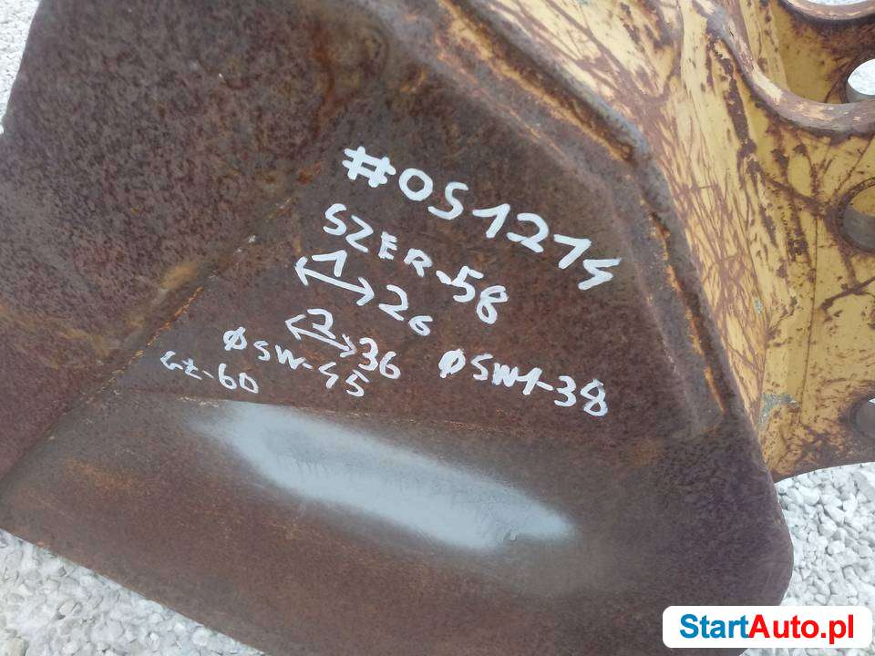 Łyżka do koparki 14 ton szerokość 60 cm, 0,6m 58 26 45