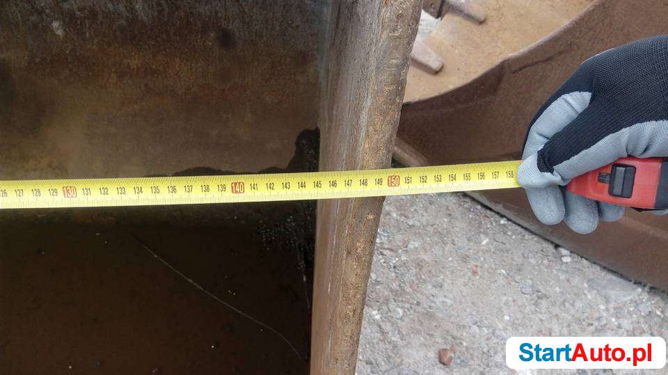 Łyżka do koparki Geith 150cm sworzeń 80mm