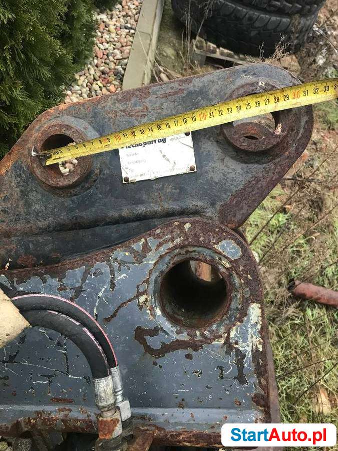 Łyżka hydraulicznie skretna z szybkozłączem