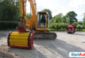 Łyżka przesiewająca do koparki 10-20 ton torf ziemia humus
