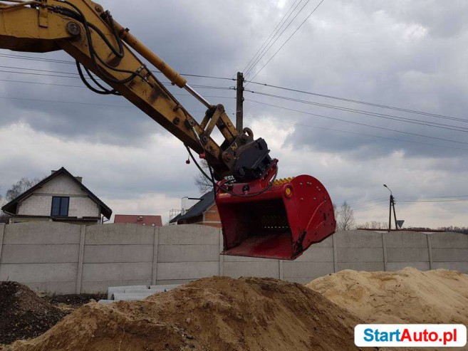 Łyżka przesiewająca do koparki 10-20 ton torf ziemia humus