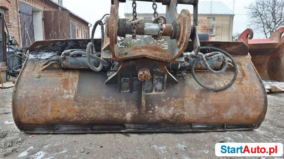 Łyżka skarpowa skarpówka 200cm do koparki sworzeń fi 65mm