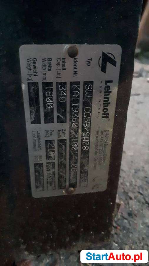 Łyżka skarpowa skarpówka Lehnhoff 180cm