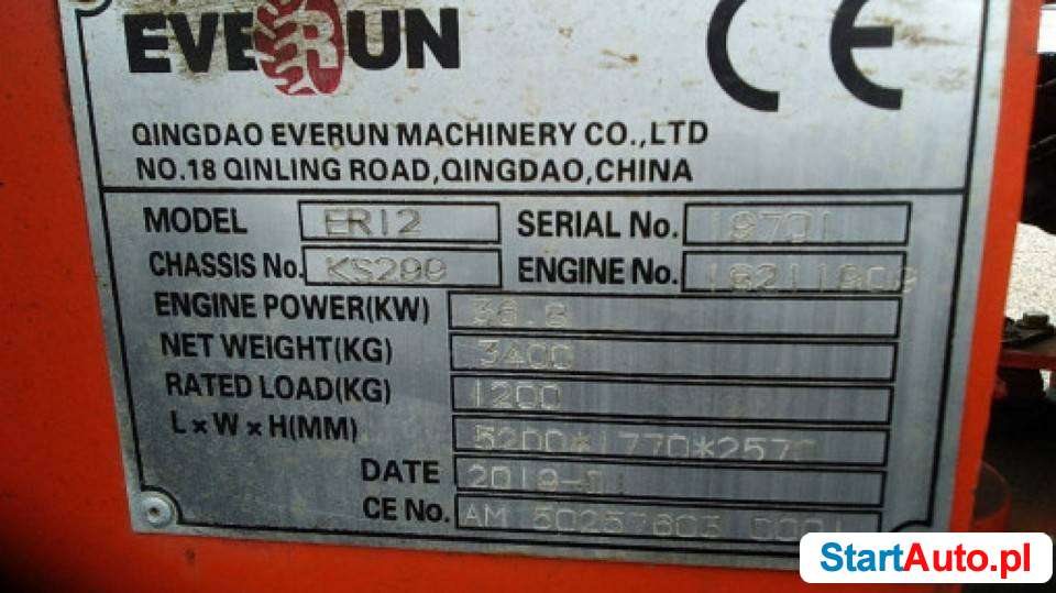 mała kołowa Inna EVERUN ER 12 ładowarka kołowa, przegubowa EVERUN ER 12