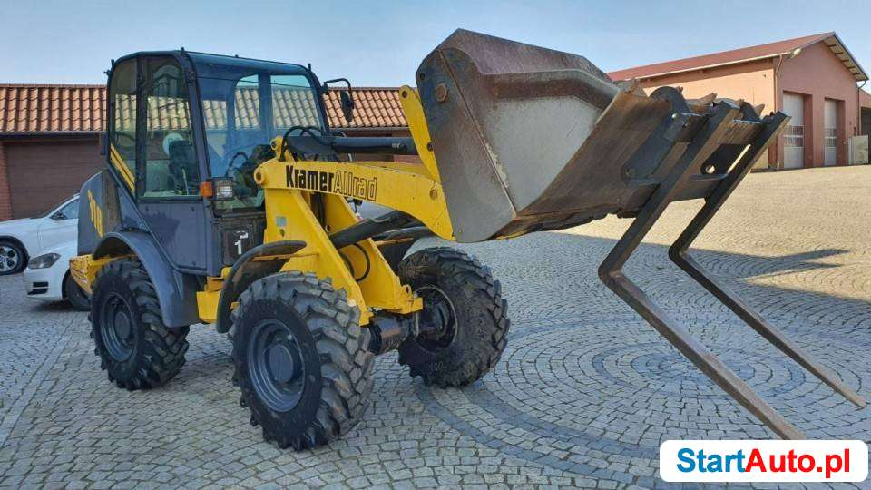 mała kołowa Kramer Kramer Allrad 318 F VAT 23%, ładowarka kołowa, łyżka + widły, nowe opony