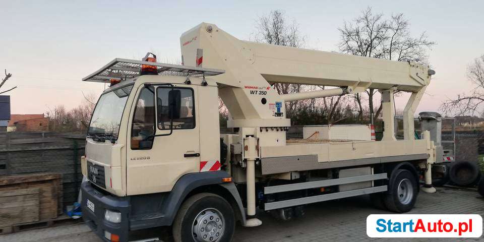 Man 14.225, Wumag WT 350 podnośnik koszowy zwyzka